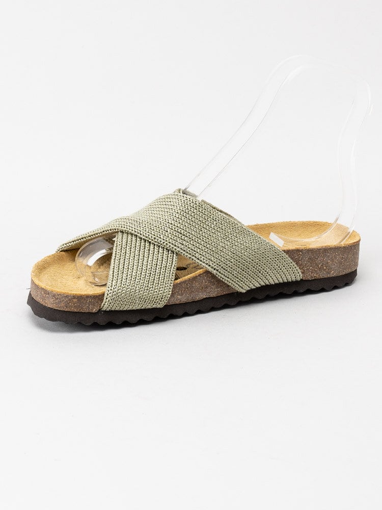 Arcopedico - Peke - Gröna slip in sandaler i textil