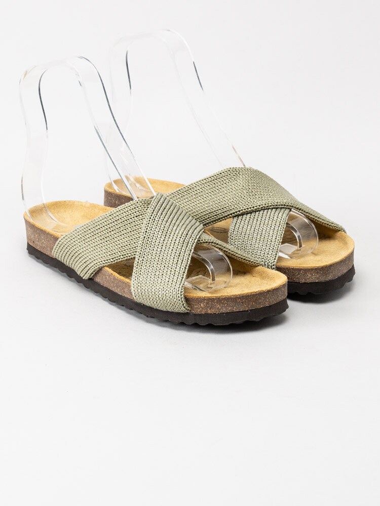 Arcopedico - Peke - Gröna slip in sandaler i textil