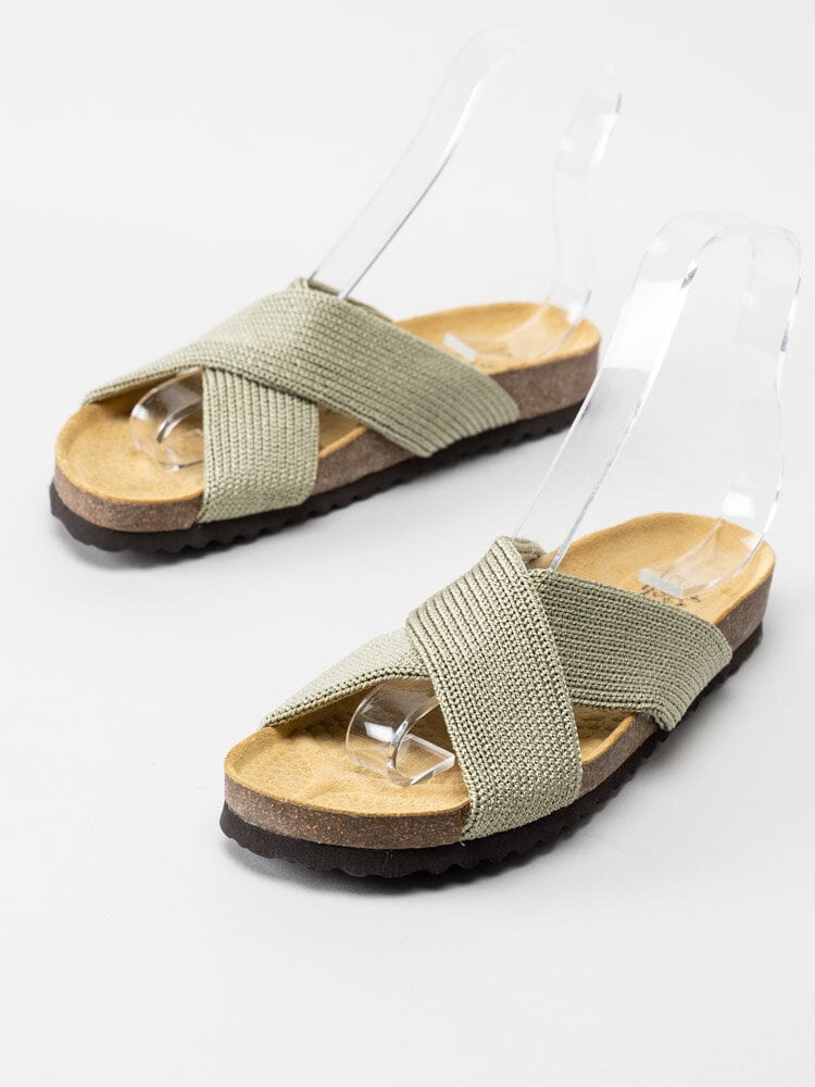 Arcopedico - Peke - Gröna slip in sandaler i textil