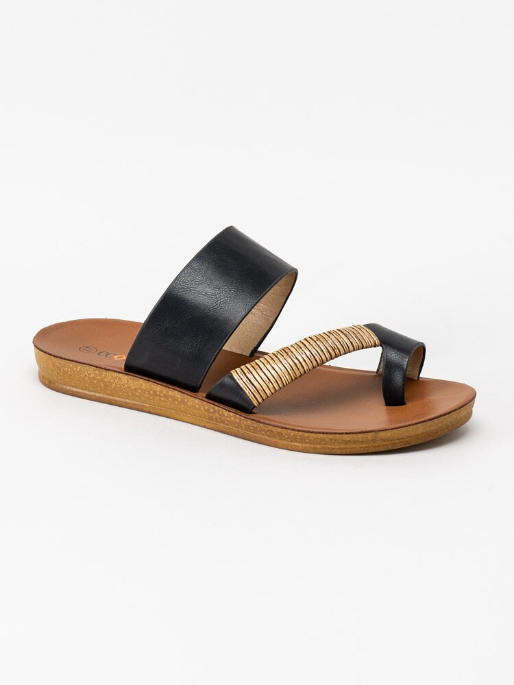 CC Resorts - Svart slip in sandal