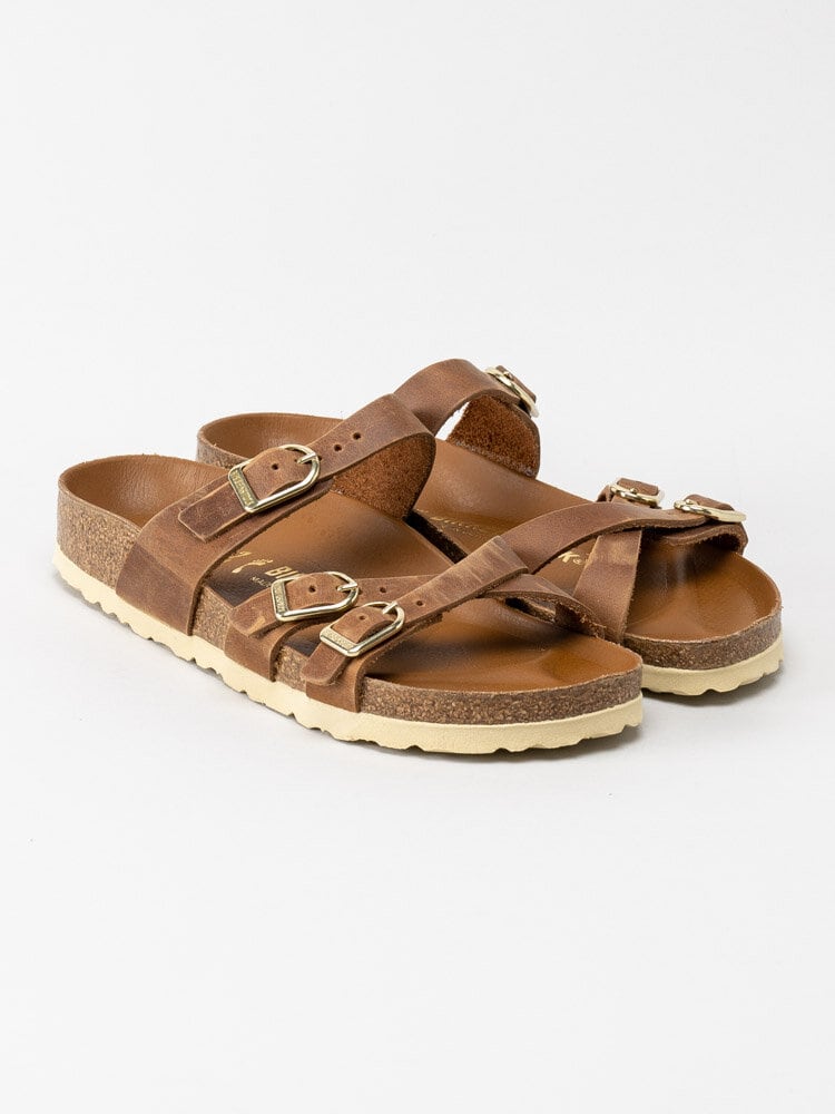 Birkenstock - Franca D Buckle - Bruna sandaler med spännen