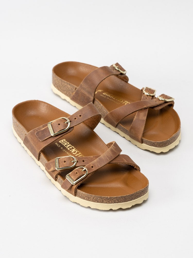 Birkenstock - Franca D Buckle - Bruna sandaler med spännen