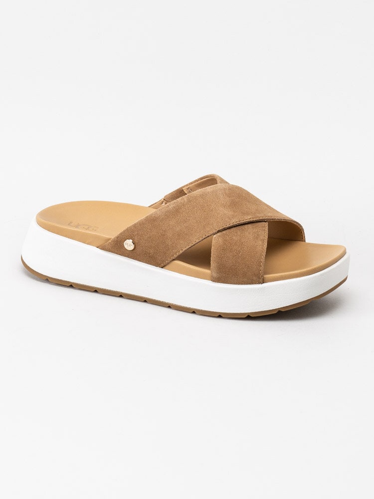 UGG - Emily - Beige slip in platåsandaler