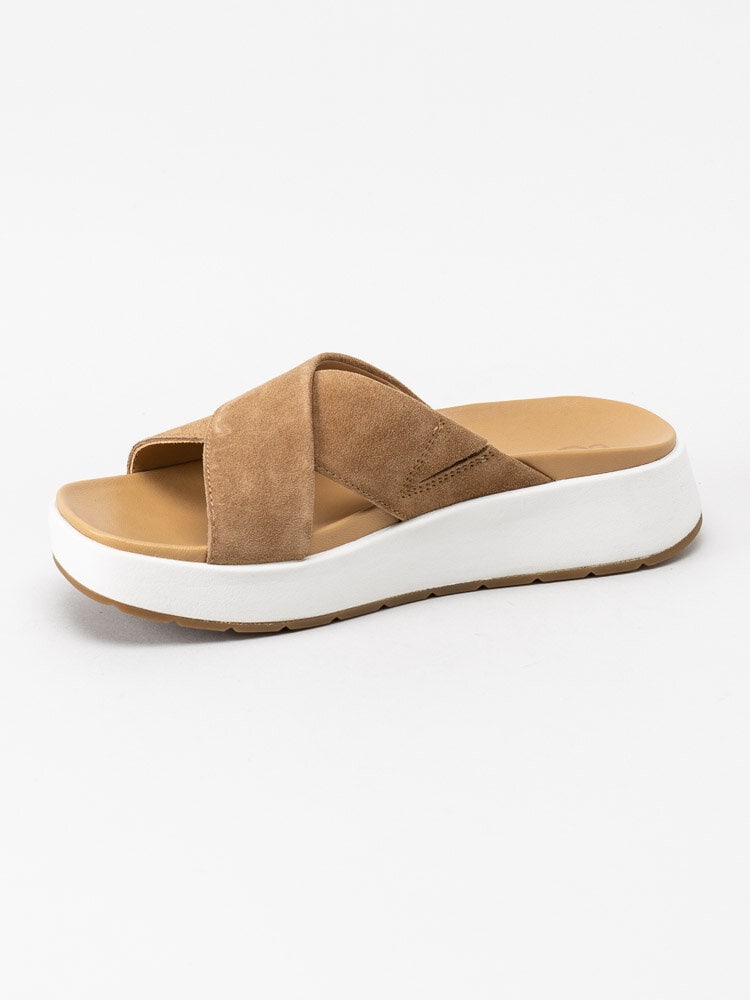 UGG - Emily - Beige slip in platåsandaler