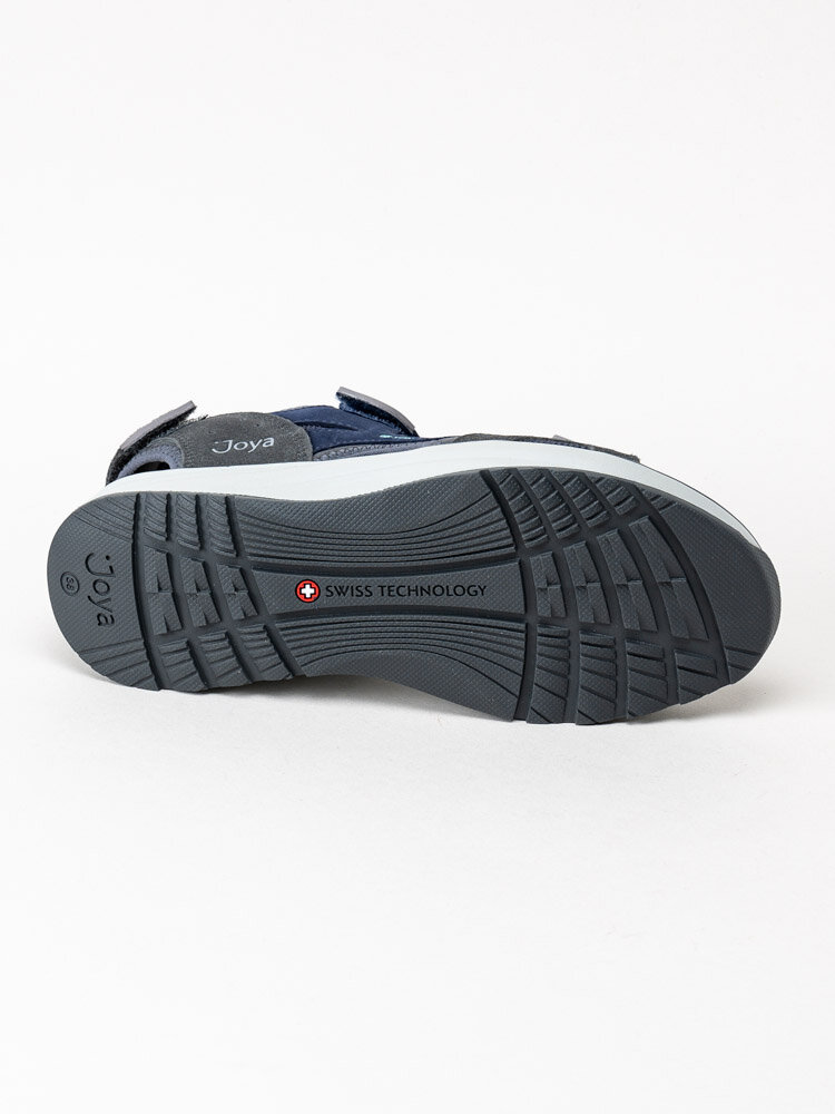 Joya - Komodo - Mörkgrå sandaler med blå detaljer