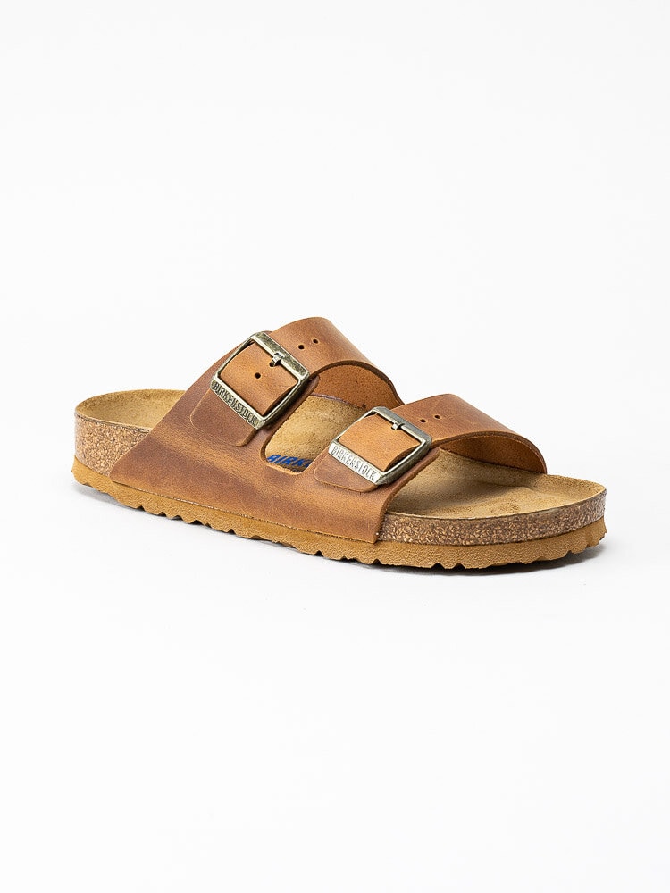 Birkenstock - ARIZONA SFB - Ljusbruna slip in sandaler