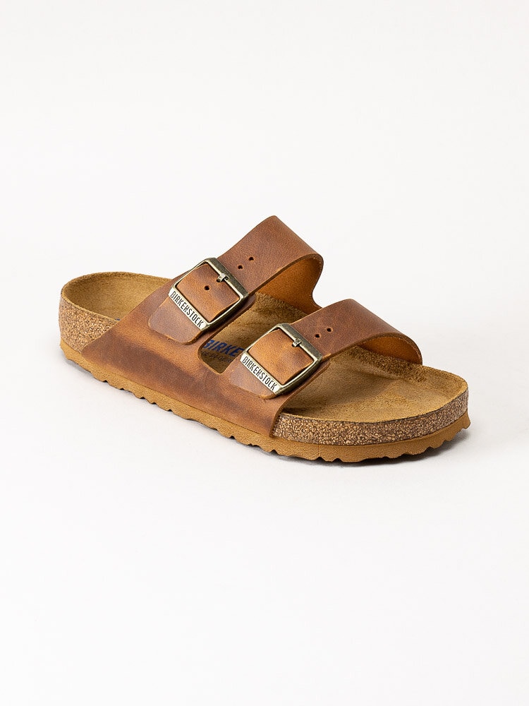 Birkenstock - Arizona SFB - Ljusbruna slip in sandaler