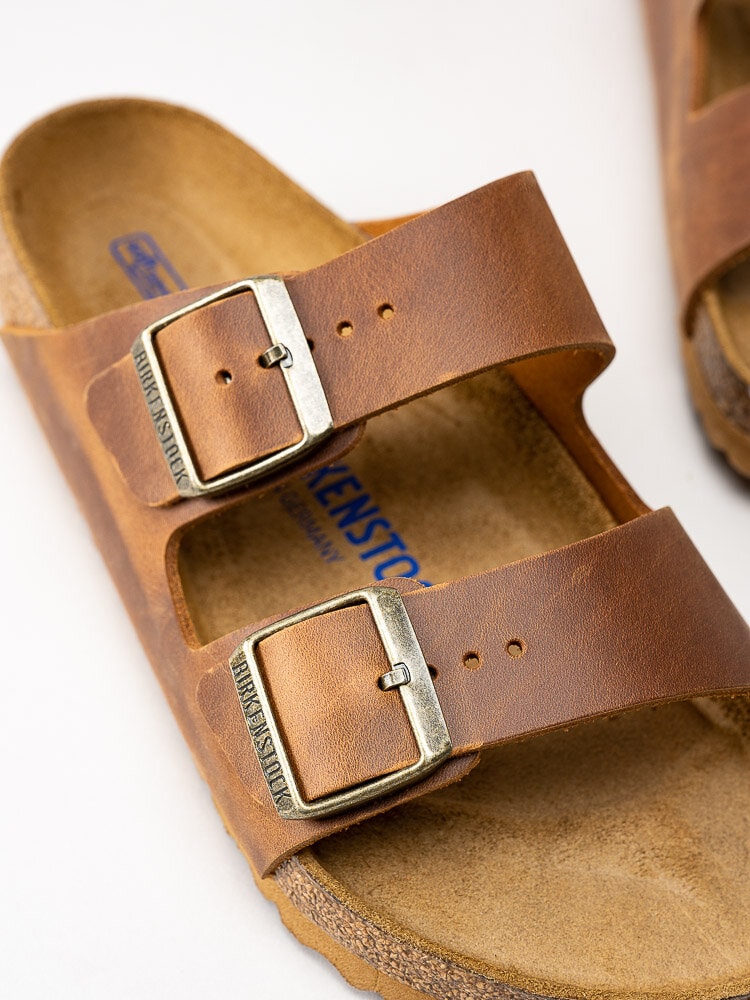 Birkenstock - Arizona SFB - Ljusbruna slip in sandaler