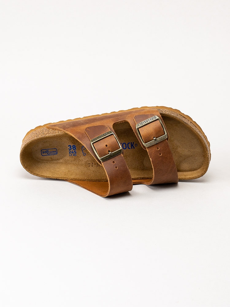 Birkenstock - Arizona SFB - Ljusbruna slip in sandaler