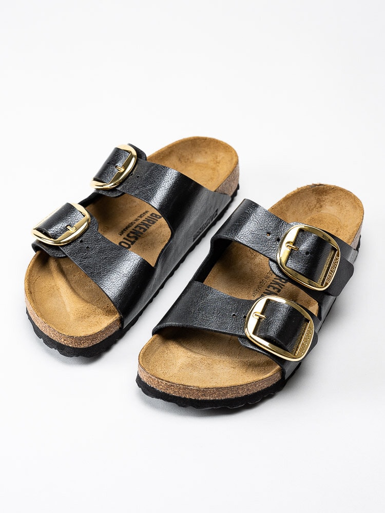 Birkenstock - Arizona Big Buckle - Svarta slip in sandaler