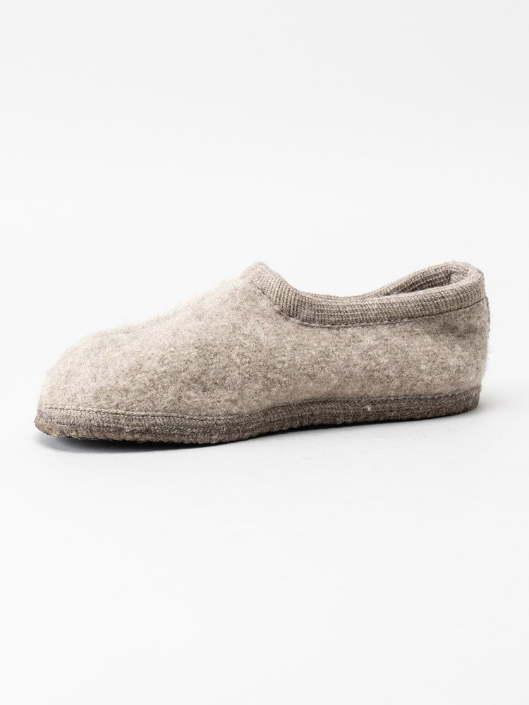 Ulle - Original High - Beige slip on tofflor i ull