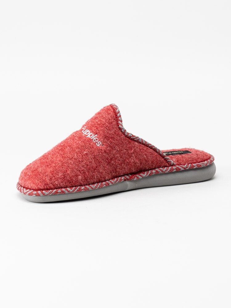 Hush Puppies - Röda slip in tofflor i textil
