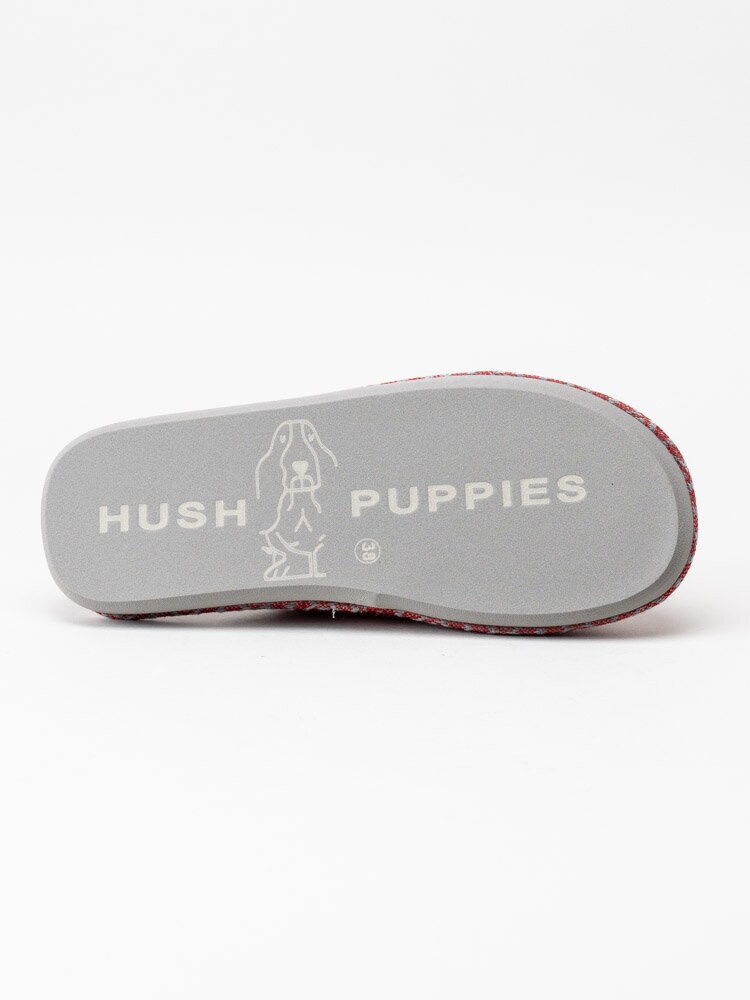 Hush Puppies - Röda slip in tofflor i textil