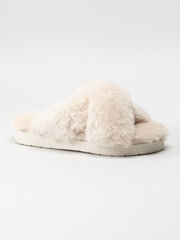 Inuikii - Slipper Classic - Ljusbeige slip in fårskinn