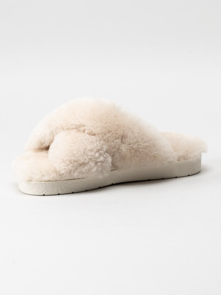 Inuikii - Slipper Classic - Ljusbeige slip in fårskinn