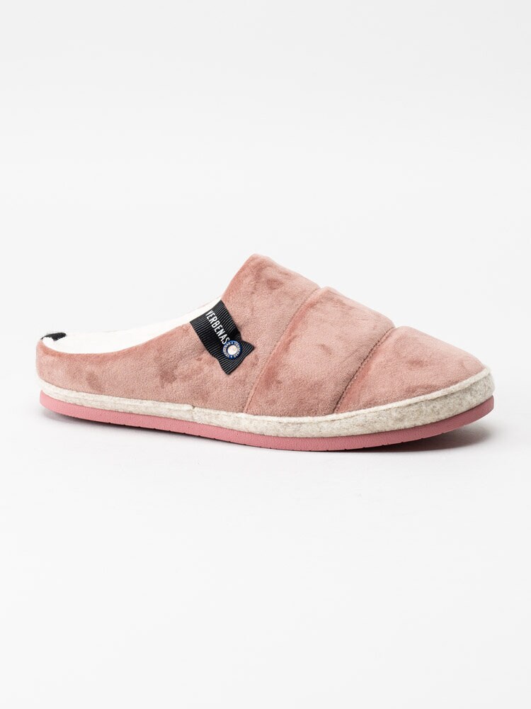 Verbenas - Lena Velvet Antique - Rosa slip in tofflor i sammetsmaterial