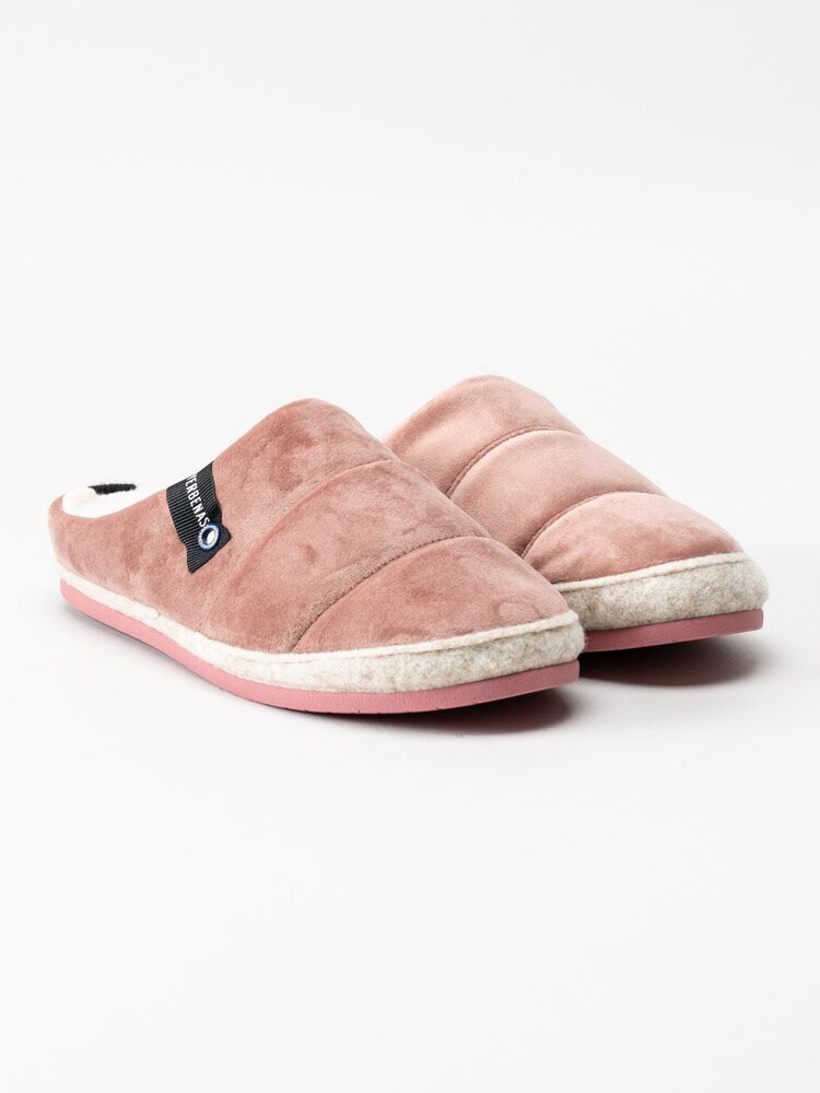 Verbenas - Lena Velvet Antique - Rosa slip in tofflor i sammetsmaterial