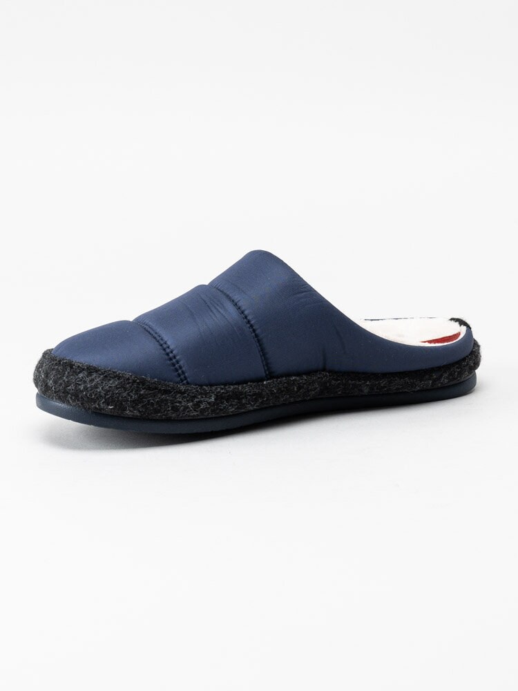 Verbenas - Lena Acolchado Nacar Marino - Marinblå slip in tofflor i textil