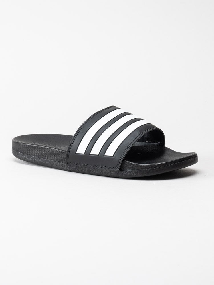 Adidas - Adilette Comfort - Svarta slip in badsandaler