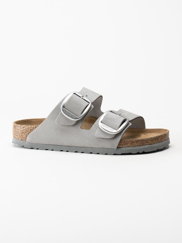 Birkenstock - Arizona Big Buckle Narrow - Grå sandaler med stora spännen