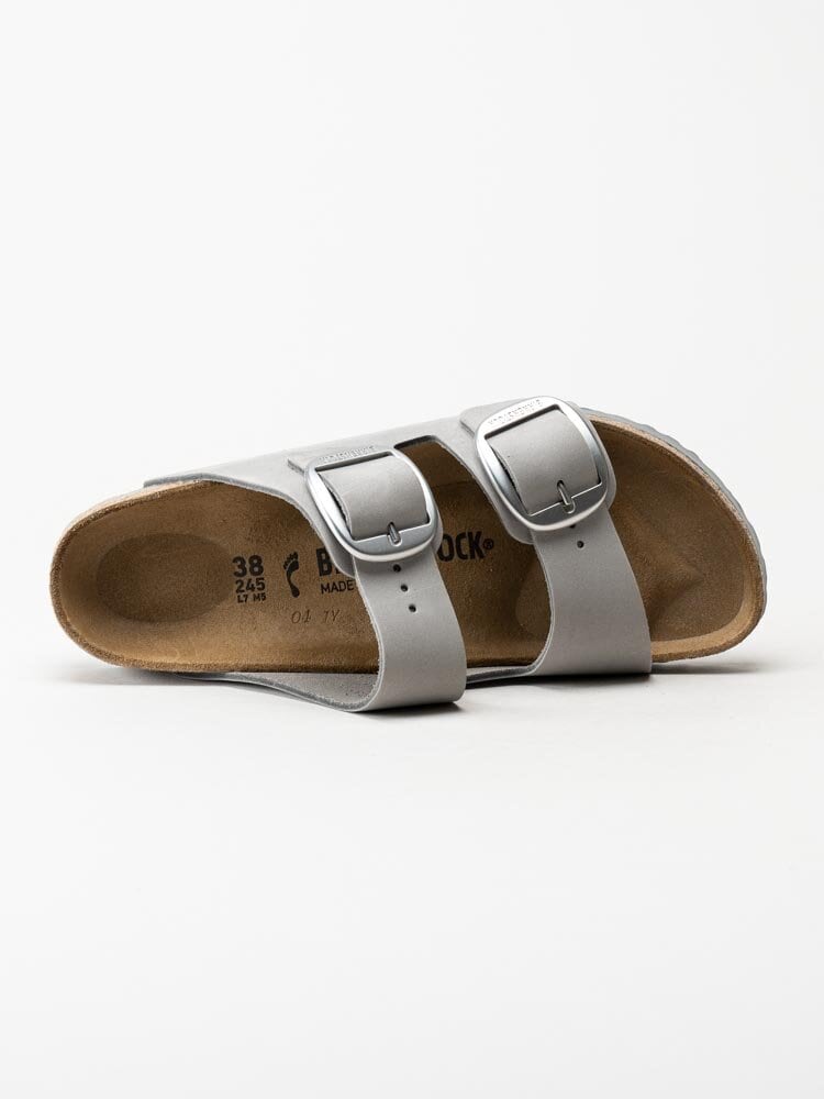 Birkenstock - Arizona Big Buckle Narrow - Grå sandaler med stora spännen