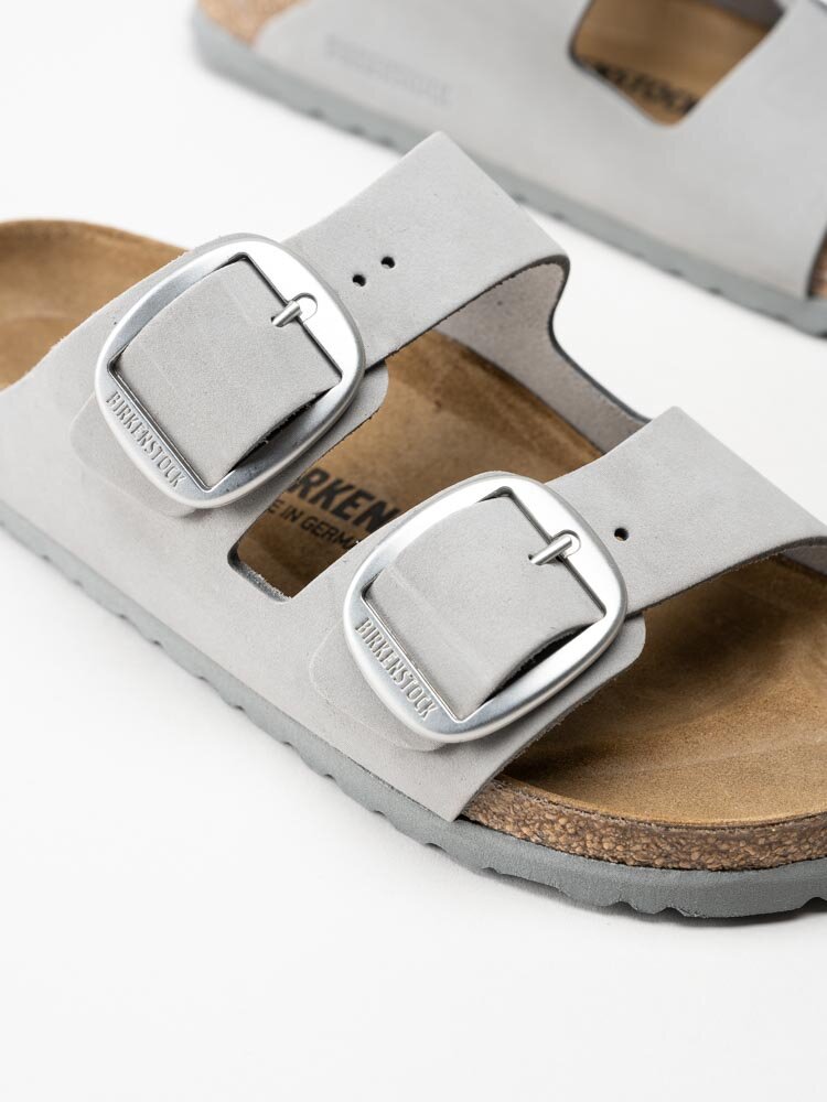 Birkenstock - Arizona Big Buckle Narrow - Grå sandaler med stora spännen