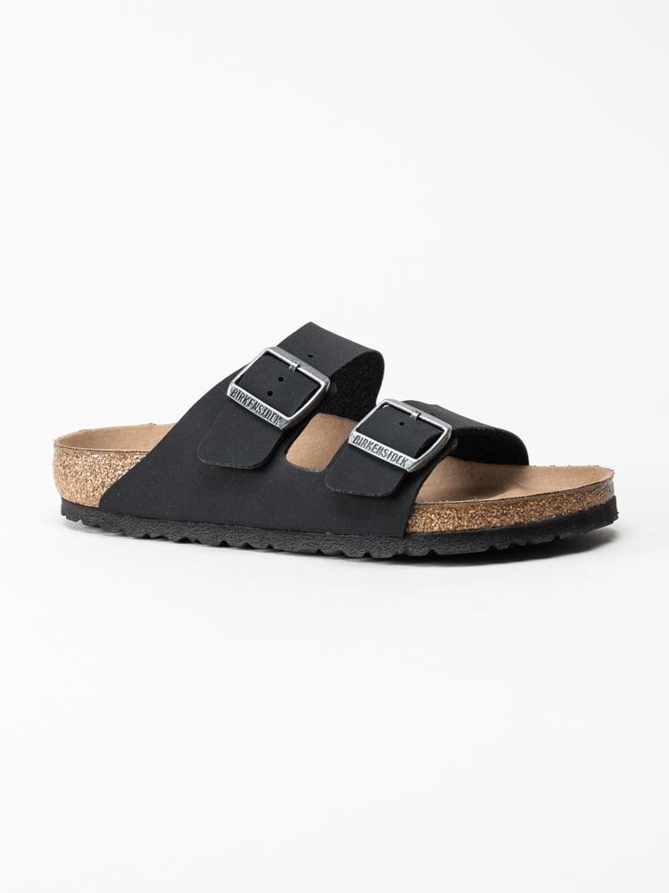 Birkenstock - Arizona Regular Vegan - Svarta slip in sandaler