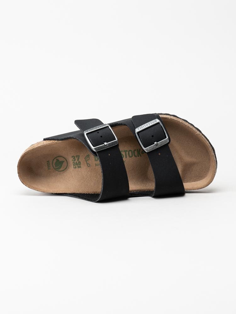 Birkenstock - Arizona Regular Vegan - Svarta slip in sandaler