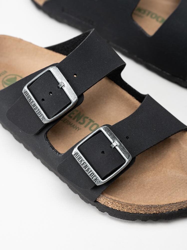 Birkenstock - Arizona Regular Vegan - Svarta slip in sandaler