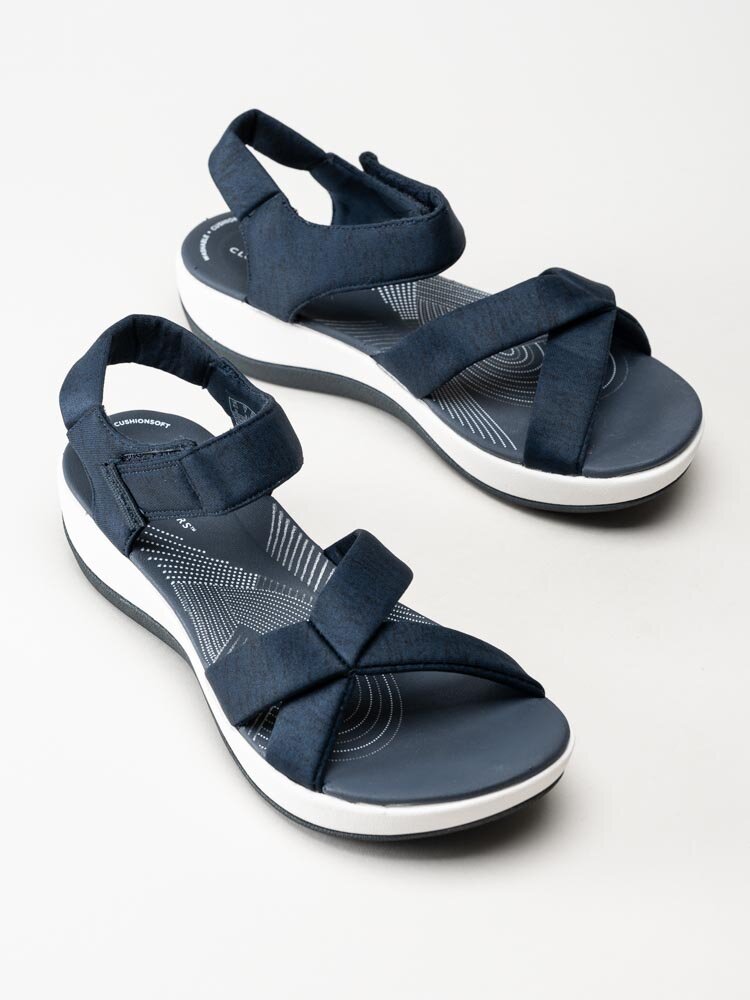 Clarks - Arla Gracie - Blå sandaler i textil