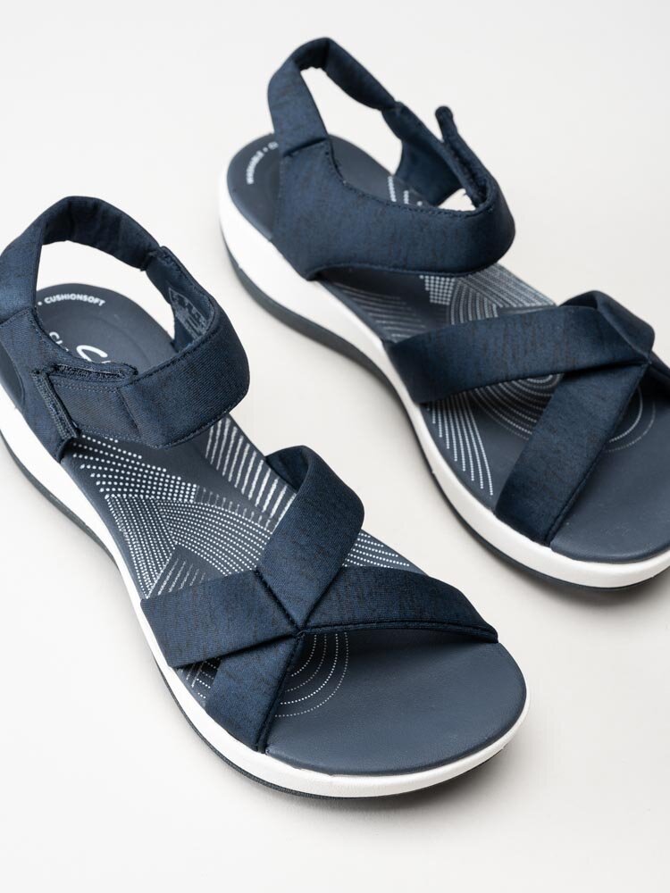 Clarks - Arla Gracie - Blå sandaler i textil