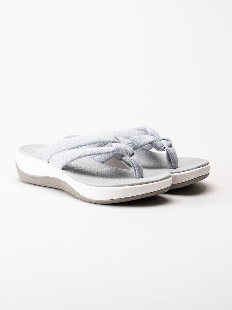 Clarks - Arla Kaylie - Grå flip flop i textil