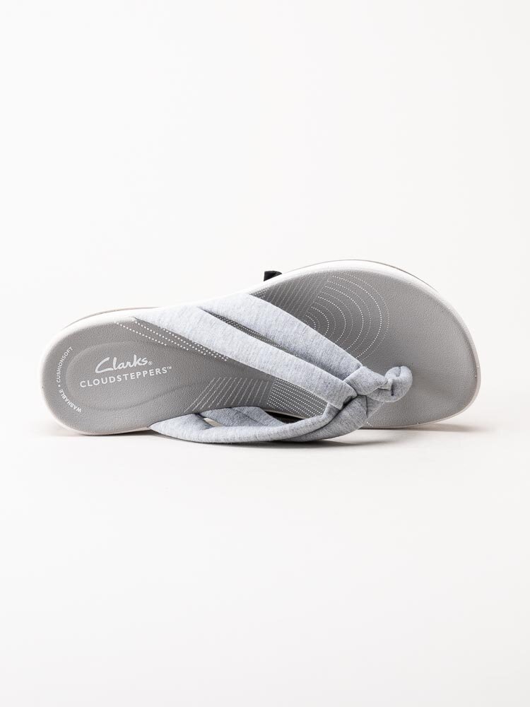 Clarks - Arla Kaylie - Grå flip flop i textil