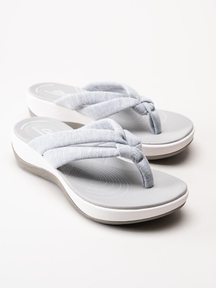 Clarks - Arla Kaylie - Grå flip flop i textil