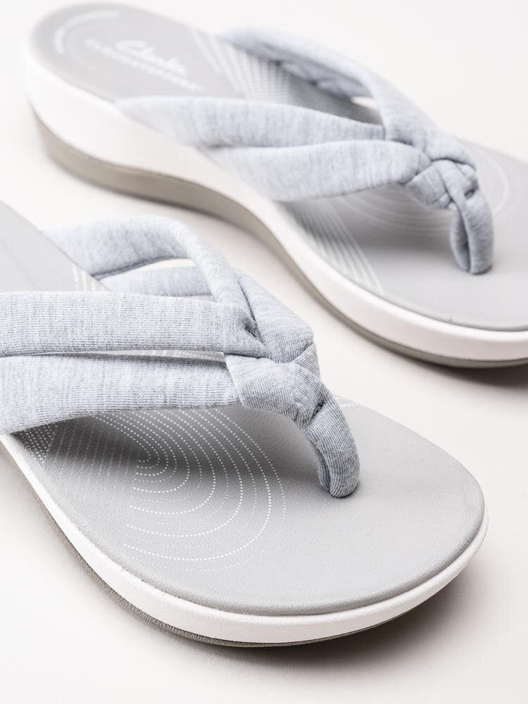 Clarks - Arla Kaylie - Grå flip flop i textil