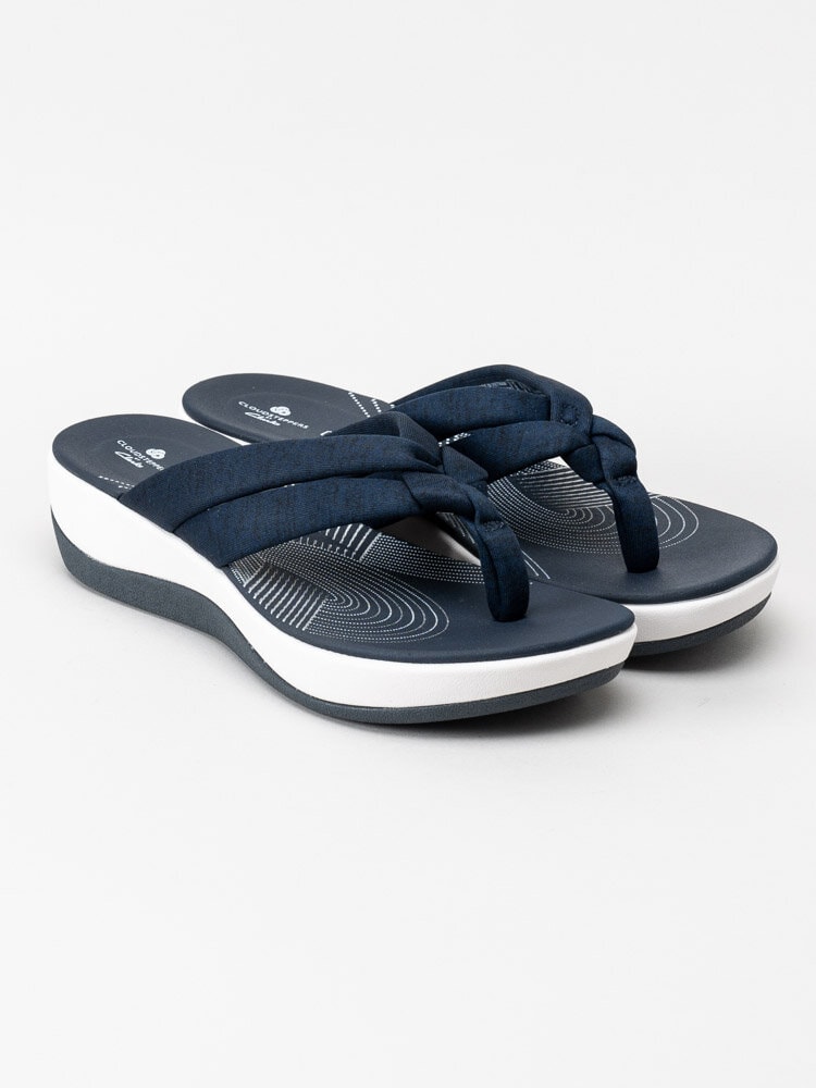 Clarks - Arla Kaylie - Blå flip flop i textil