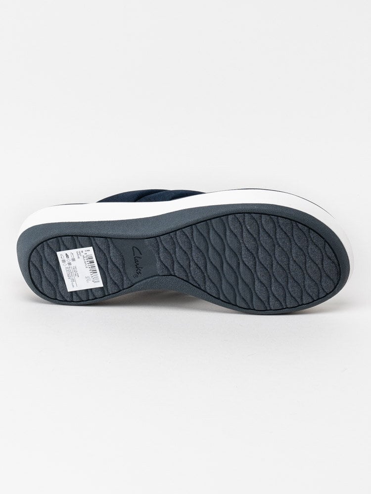 Clarks - Arla Kaylie - Blå flip flop i textil