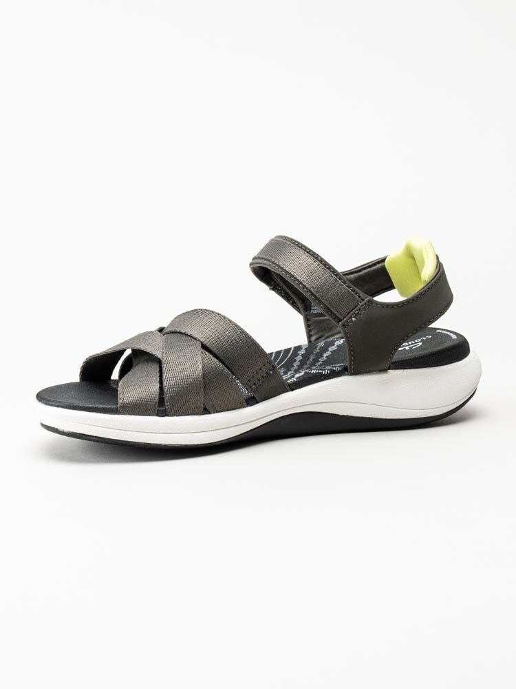 Clarks - Mira Tide - Mörkgröna sportiga sandaler