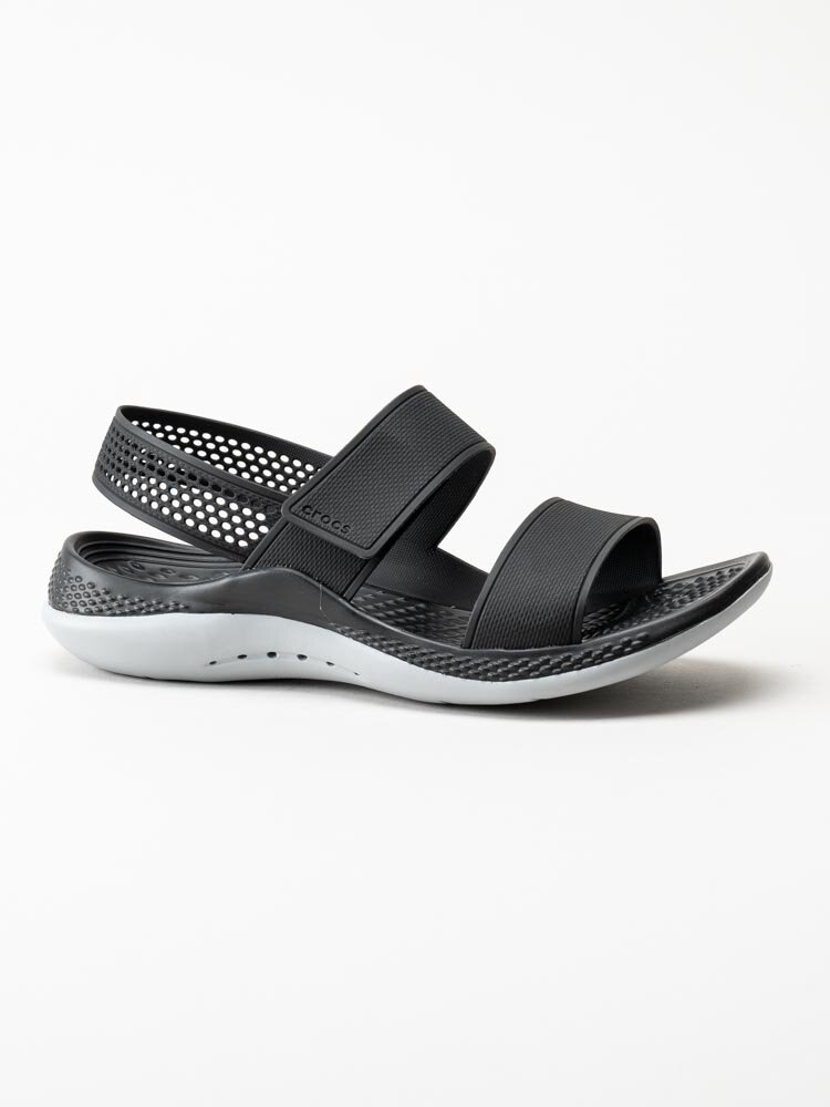 Crocs - LiteRide 360 Sandal W - Svarta lätta sandaler