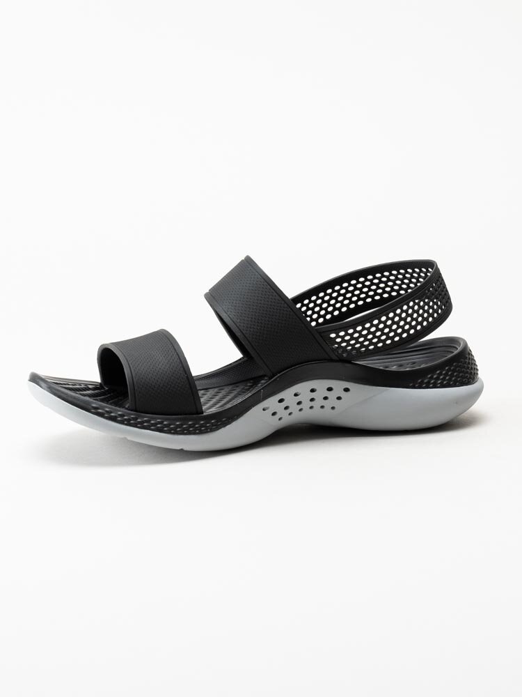 Crocs - LiteRide 360 Sandal W - Svarta lätta sandaler