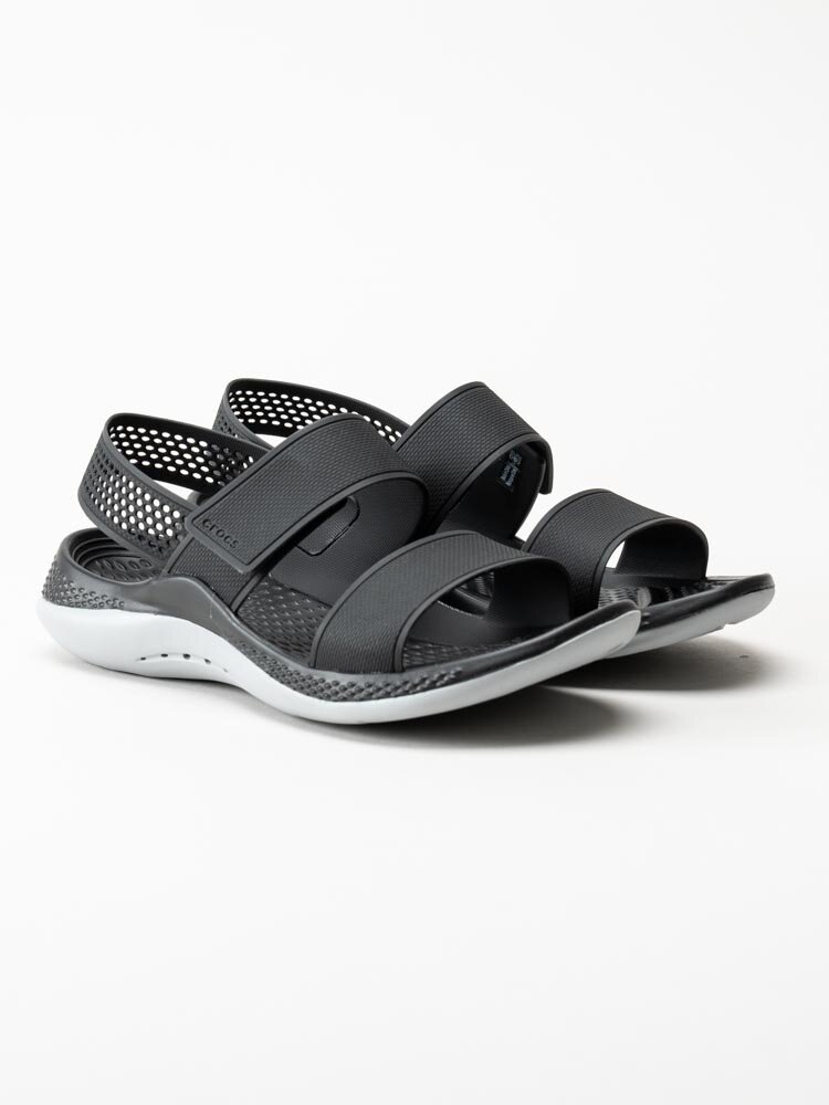 Crocs - LiteRide 360 Sandal W - Svarta lätta sandaler