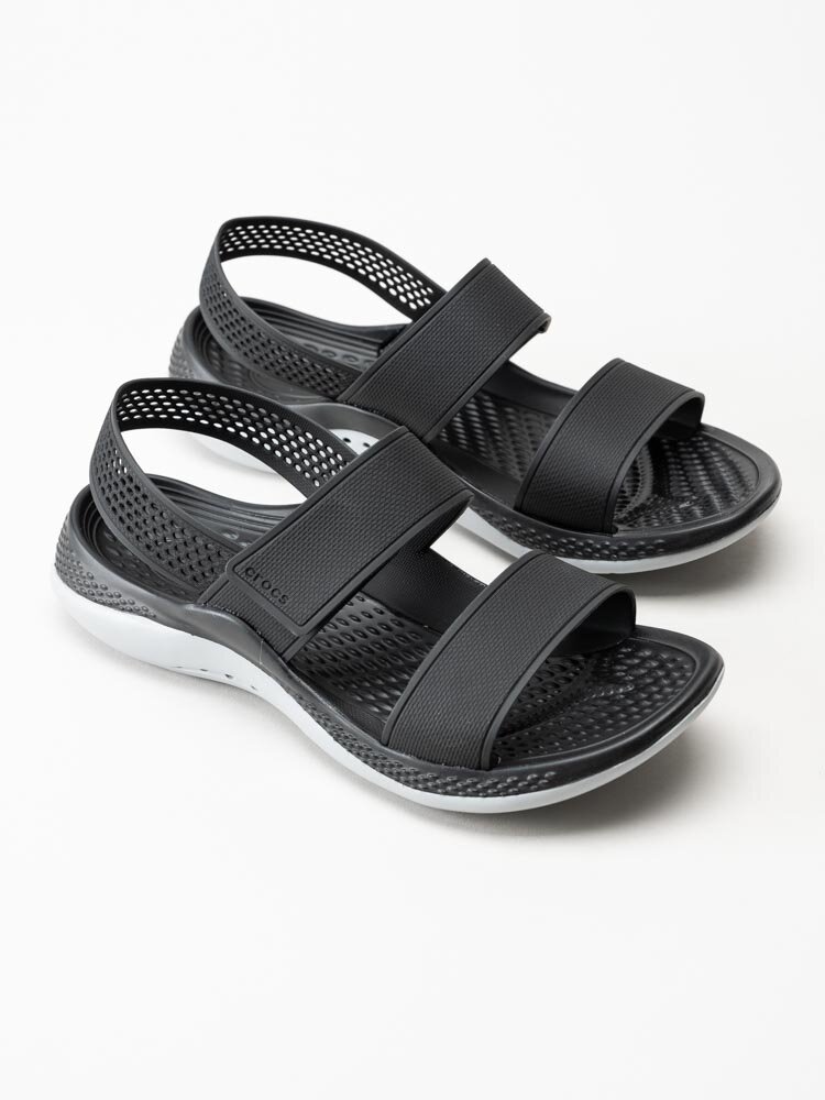 Crocs - LiteRide 360 Sandal W - Svarta lätta sandaler