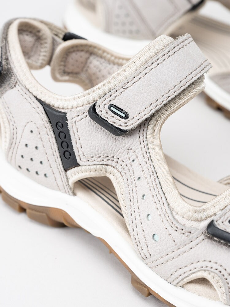 Ecco - Offroad Lite - Beige vandrarsandaler i skinn