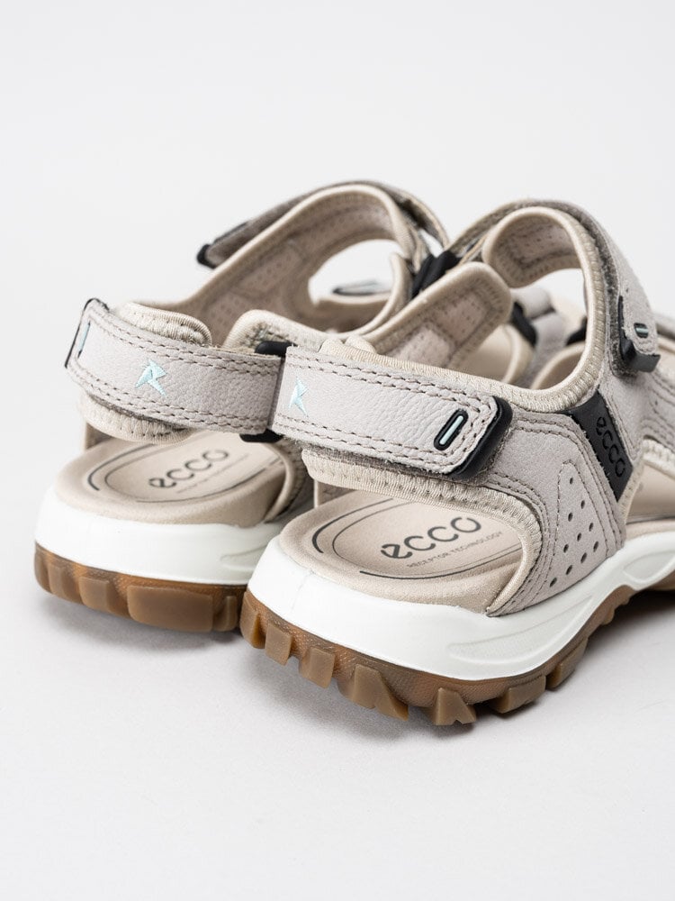 Ecco - Offroad Lite - Beige vandrarsandaler i skinn