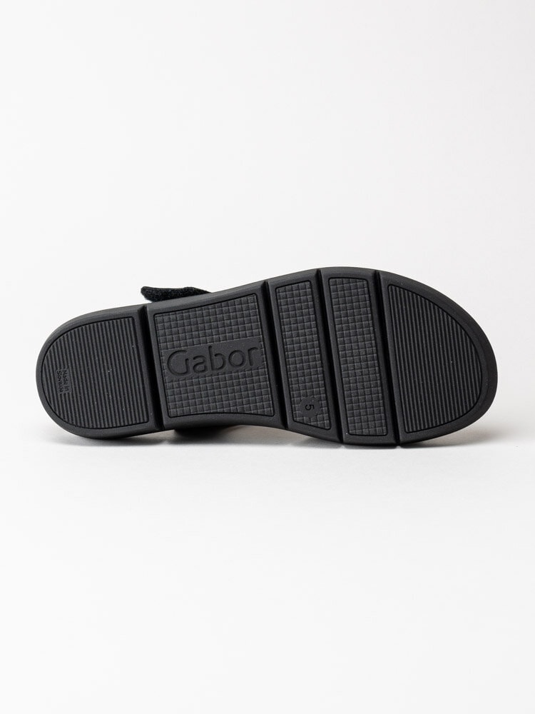 Gabor - Svarta sandaler i skinn
