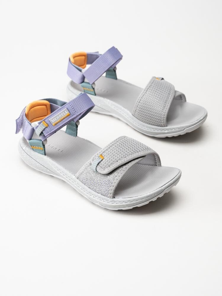 Merrell - Bravada Backstrap - Grå sportiga sandaler i textil