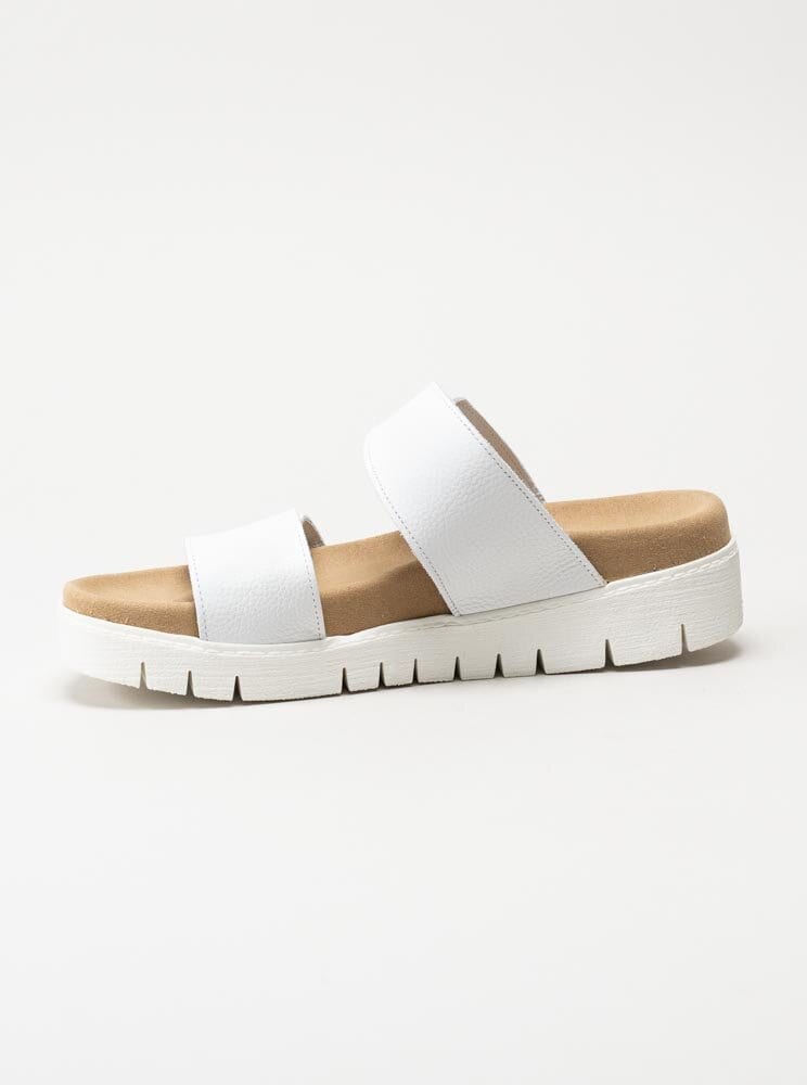 Sweeks - Gabriela - Vita slip in sandaler i skinn
