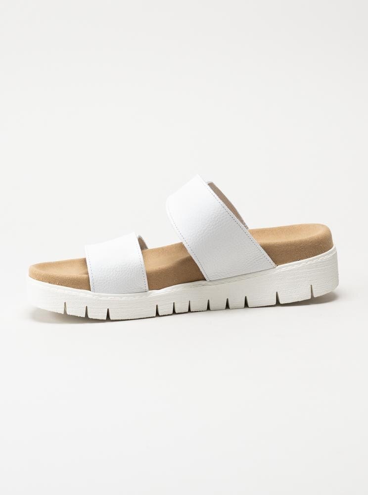 Sweeks - Gabriela - Vita slip in sandaler i skinn