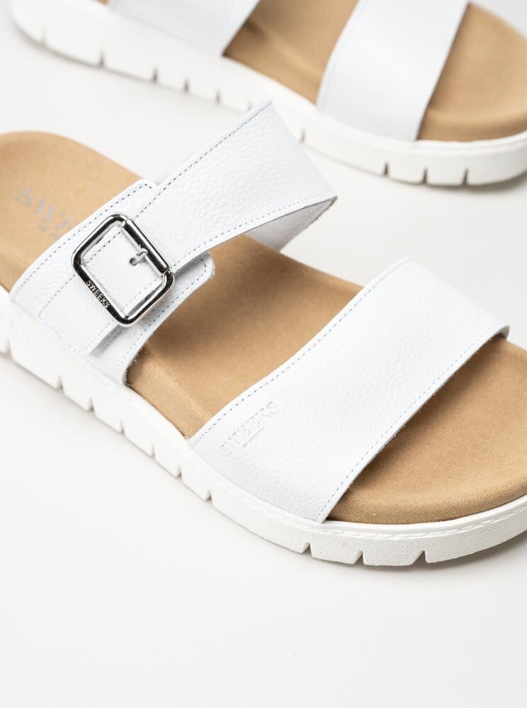 Sweeks - Gabriela - Vita slip in sandaler i skinn