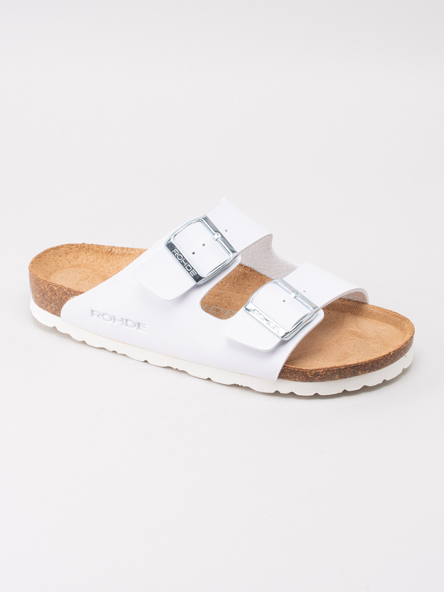 Rohde - Alba - Vita klassiska slip in sandaler